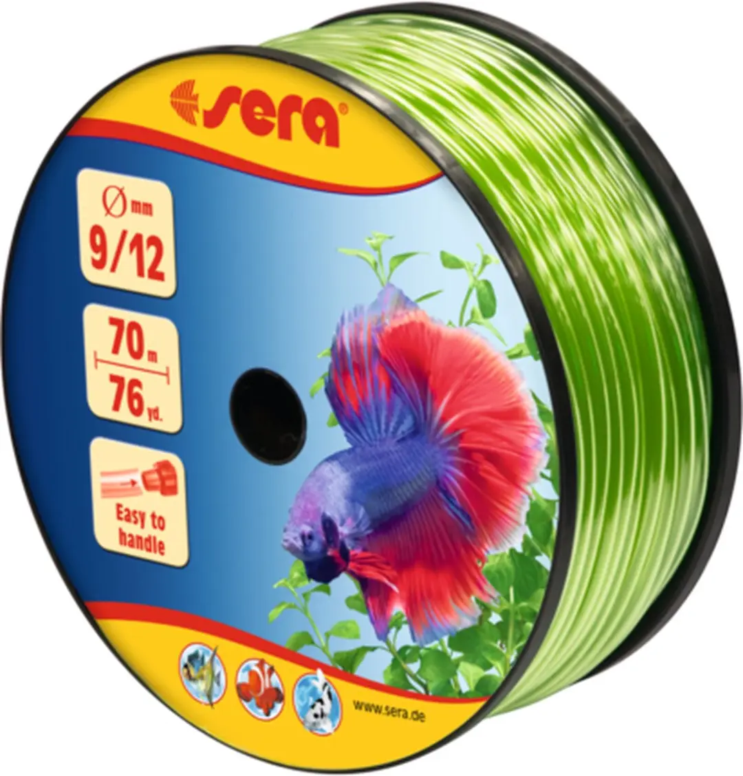 Sera Slang 9/12 Groen 70m Katrol