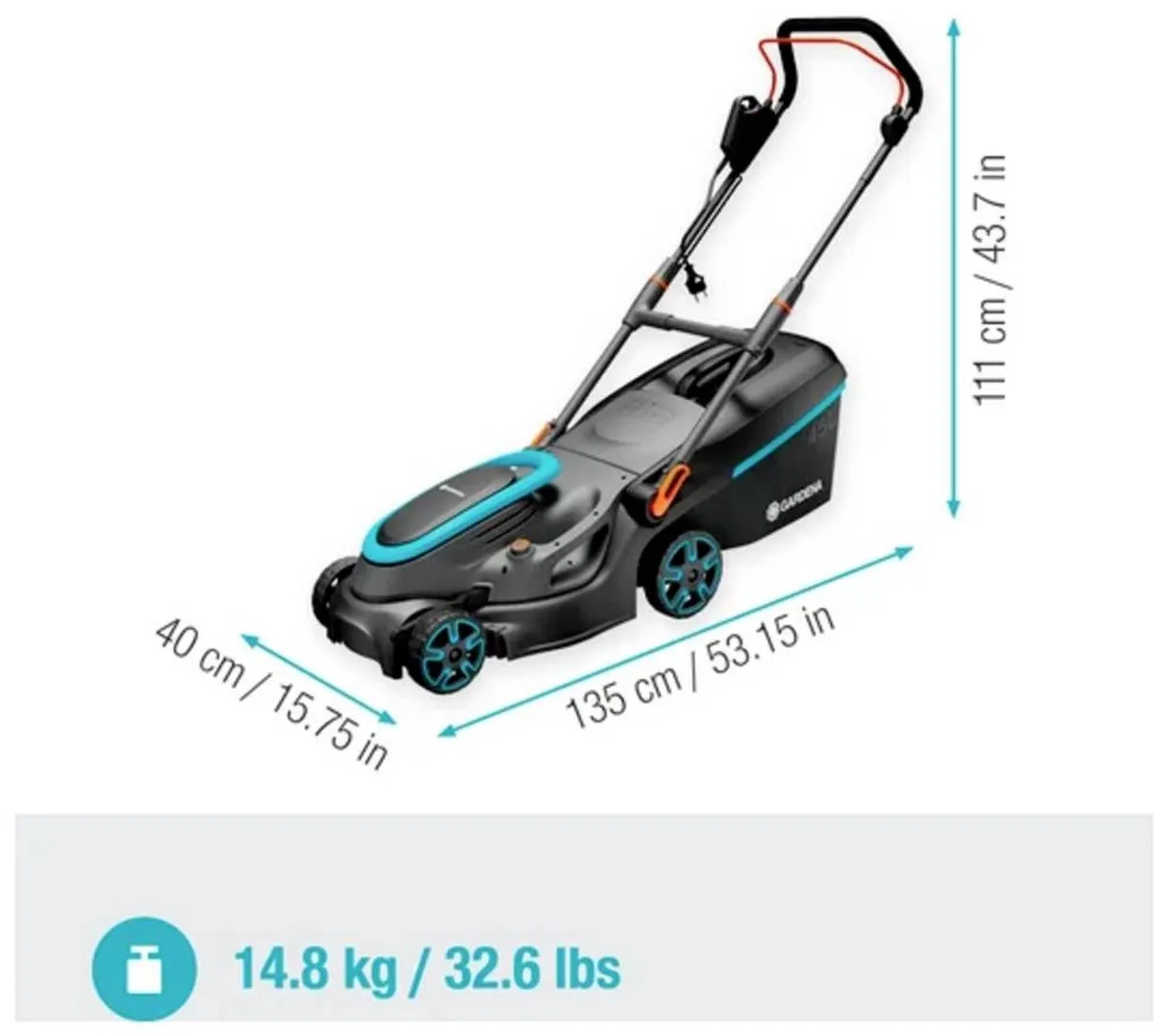 Gardena PowerMax 37/1800 G2 Elektrische Grasmaaier 1800W - afbeelding 6 van 6