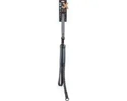 DuvoPlus Ultimate Fit 2in1 Uitlaatriem Hond 180cm - 25mm Petrol Blue