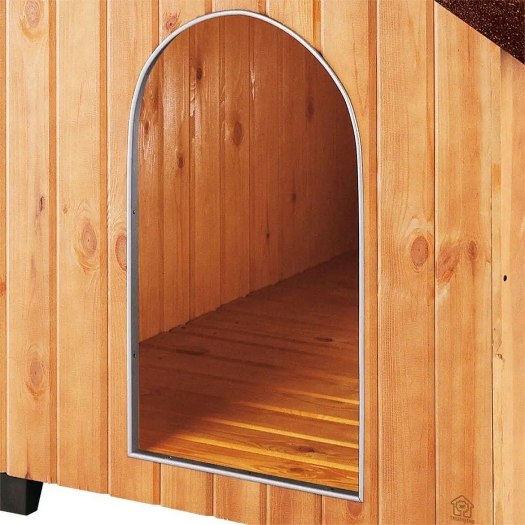 Ferplast Domus Medium Hondenhok 70x83cm - Hout Naturel