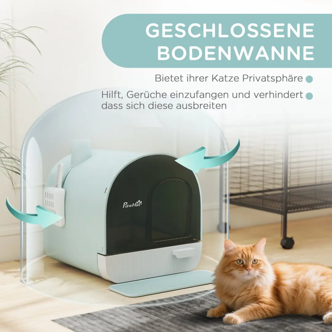Pawhut Kattenbak D31-050 met Houten Pootjes
