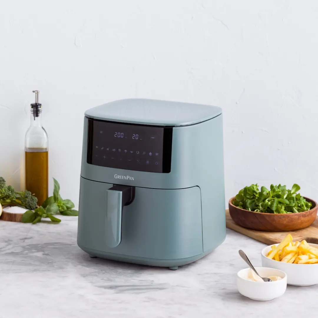 GreenPan Bistro XXL Airfryer 7,2L - 1650W - Smokey Blue