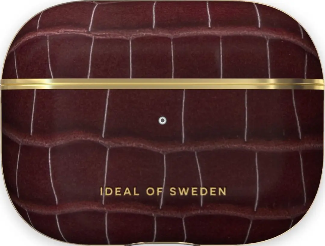Ideal of Sweden AirPods Case PU Pro Scarlet Croco