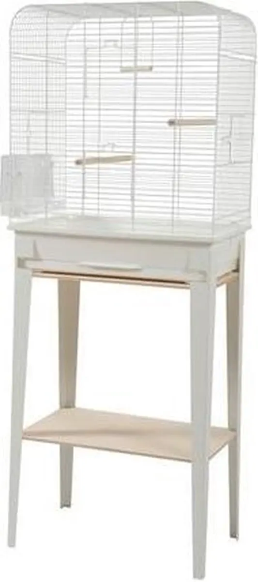 Zolux Vogelloods Chic Loft 124x44,5x28cm - Wit