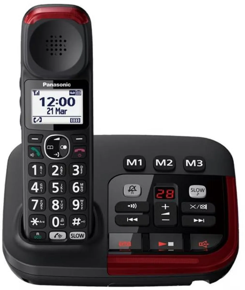 Panasonic KX-TGM420EXB DECT Telefoon - 1 Handset - Zwart - afbeelding 3 van 3
