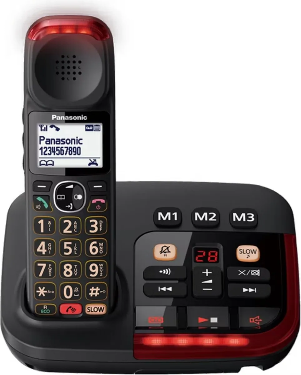 Panasonic KX-TGM420EXB DECT Telefoon - 1 Handset - Zwart - afbeelding 2 van 3