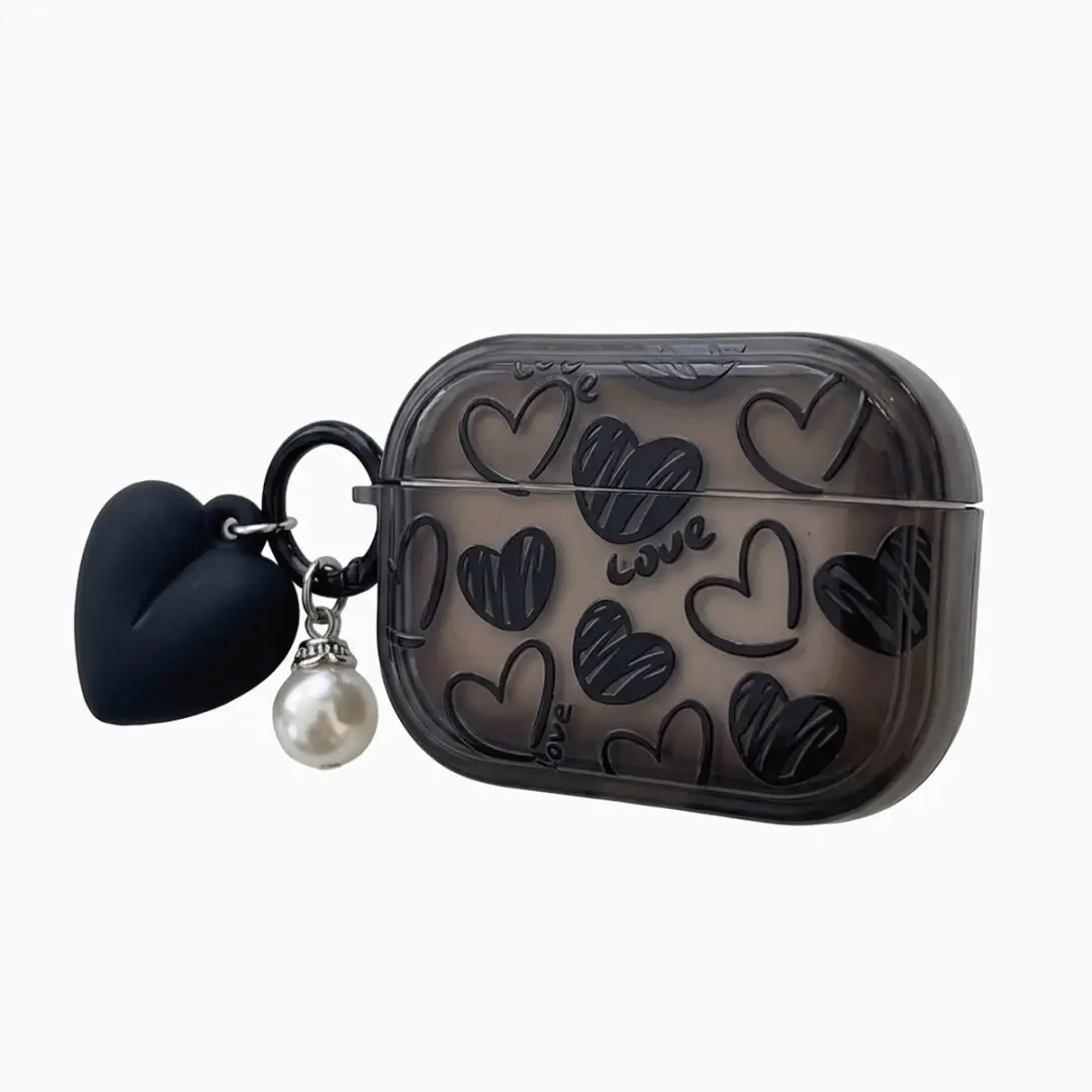 NUVEX Hoesje AirPods Pro 2 Zwart Transparant