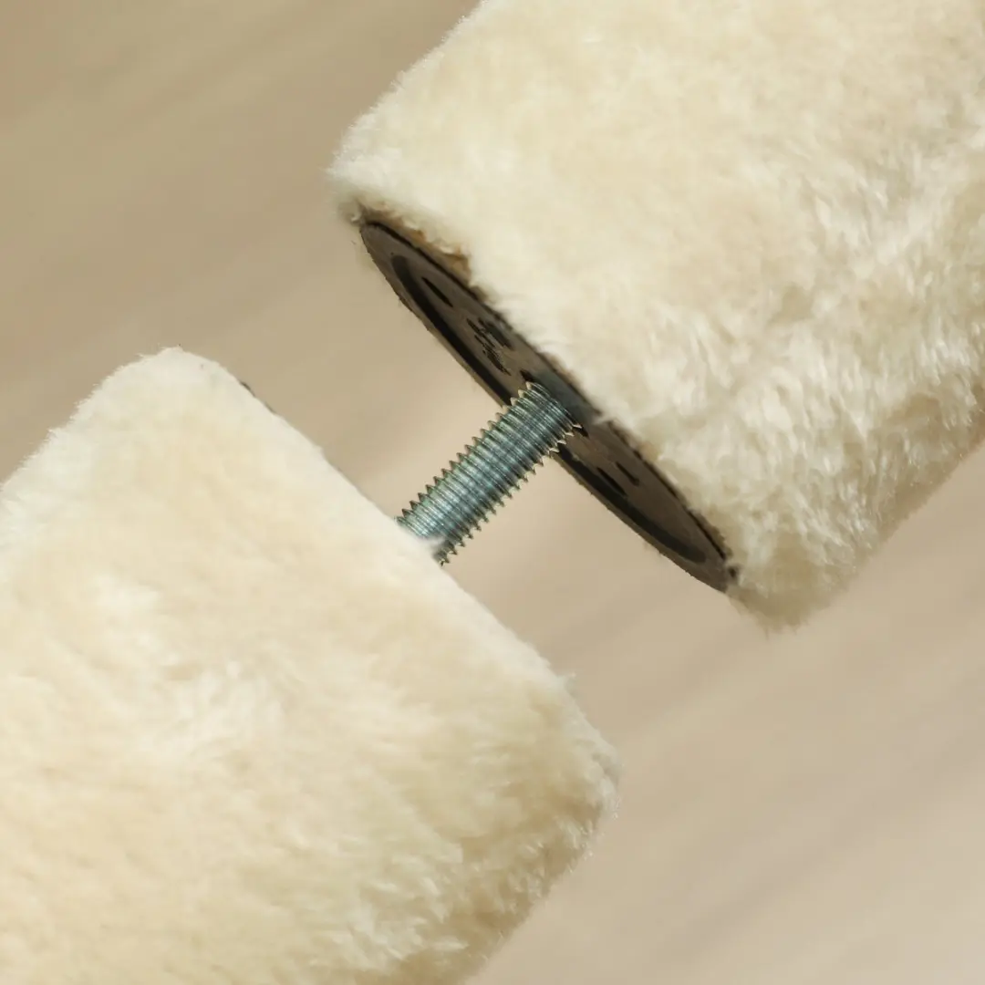 Pawhut Krabpaal Cremewit 225-275cm - 5 Niveaus