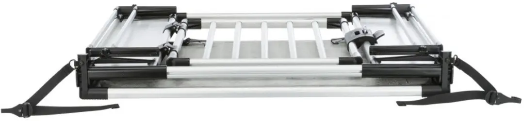 Trixie Kofferbakhek Aluminium Grijs/Zwart 94-114x69cm