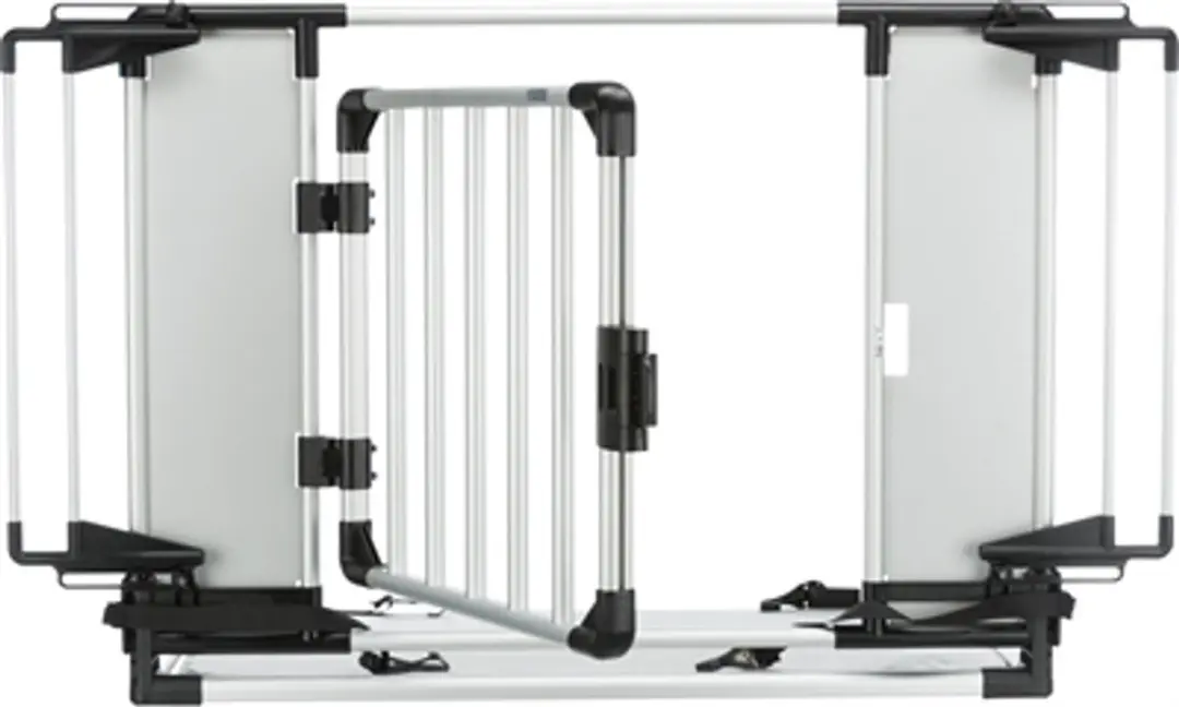 Trixie Kofferbakhek Aluminium Grijs/Zwart 94-114x69cm - afbeelding 6 van 6