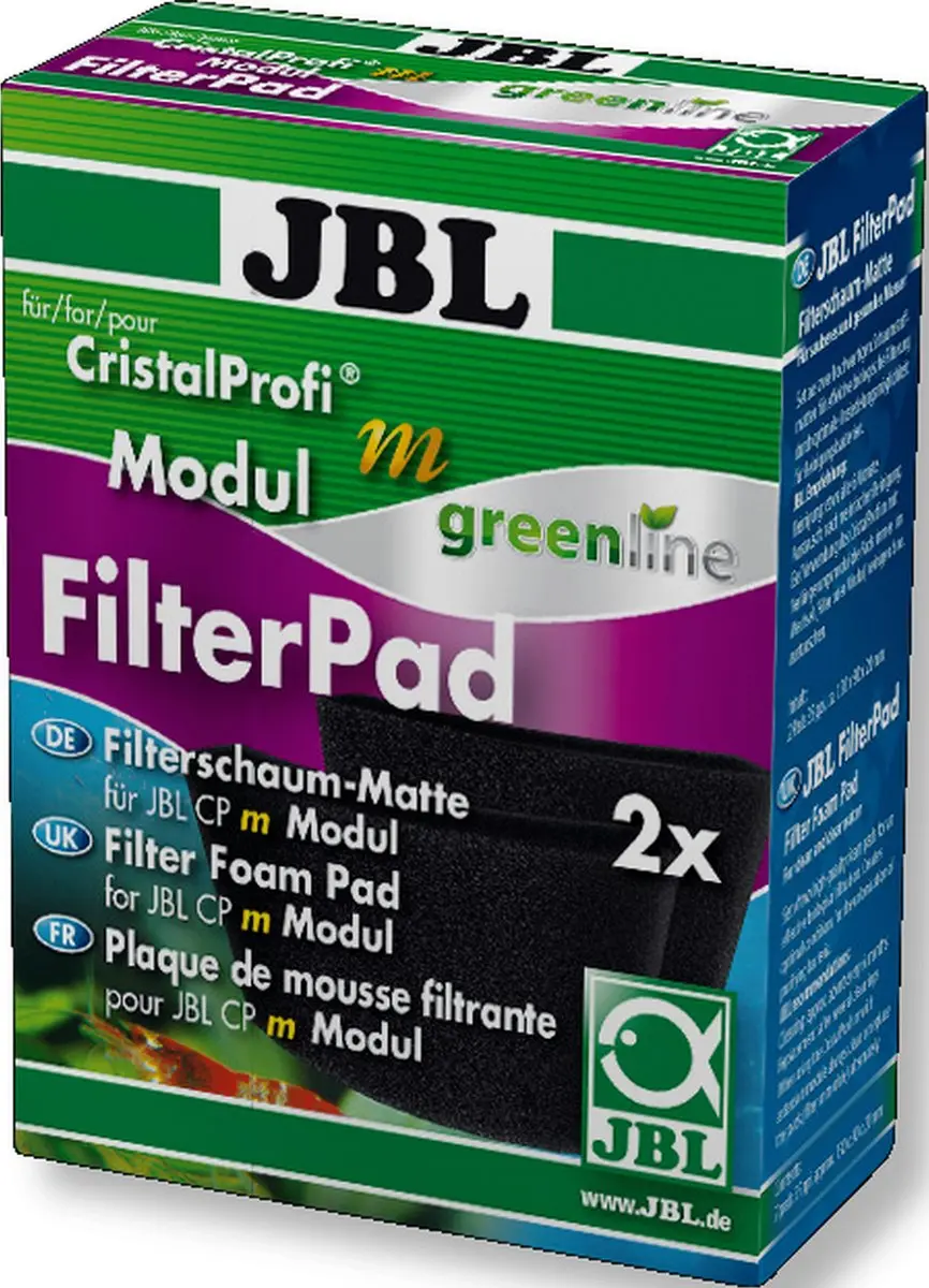 JBL CristalProfi m gl Modul FilterPad - Zwart