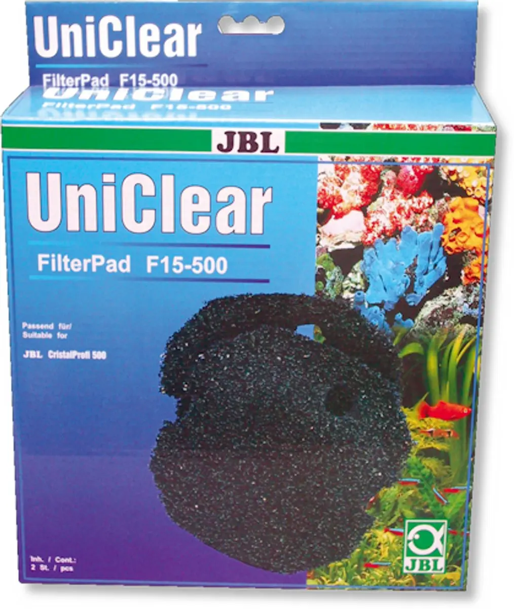 JBL FilterPad F15 CristalProfi 500 - 2 Stuks - Zwart