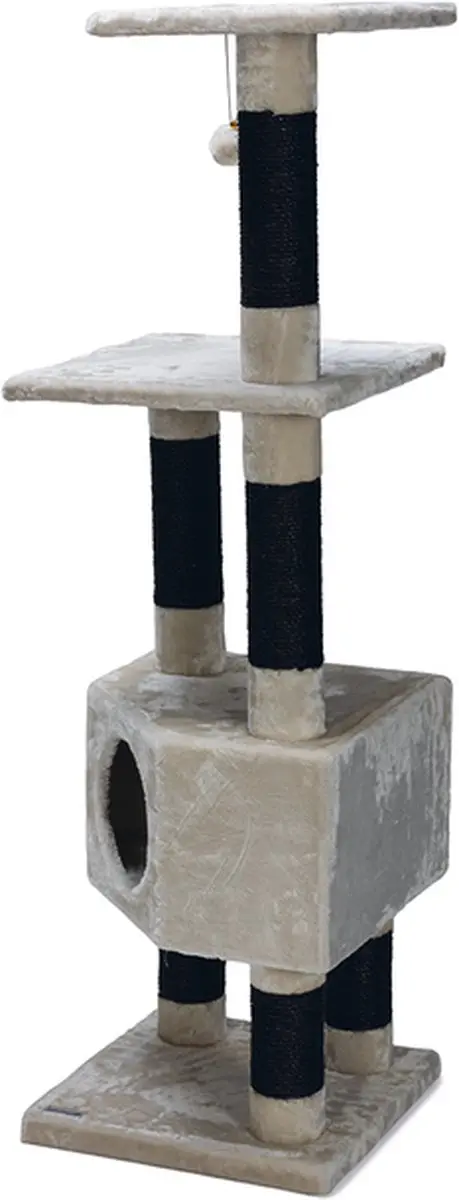Beeztees Figado Krabpaal 40x40x135cm - 4 Ligplekken