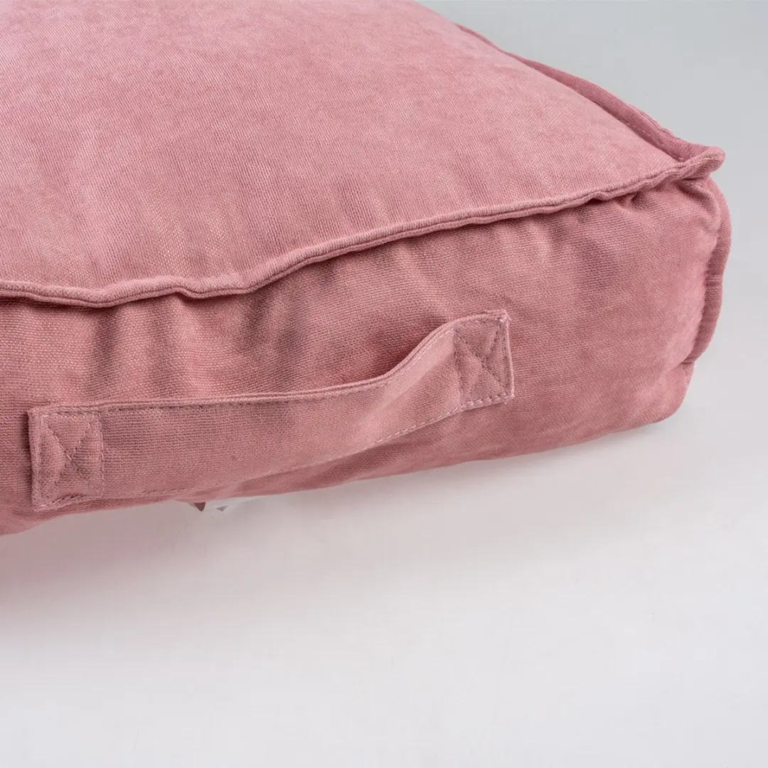Duvo Dierenkussen Hond Velvet S Roze - 56x40x13cm