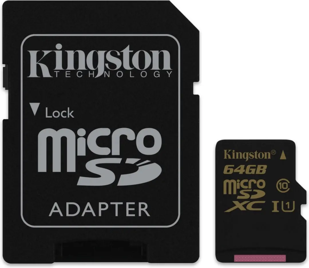 Kingston microSDXC SDCA10/64GB Class 10 UHS-I 64GB