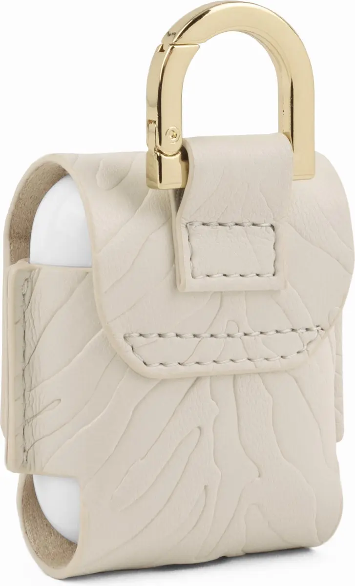 iDeal of Sweden Flo Hoesje AirPods 1/2 - Zebra - Ecru - ID8646