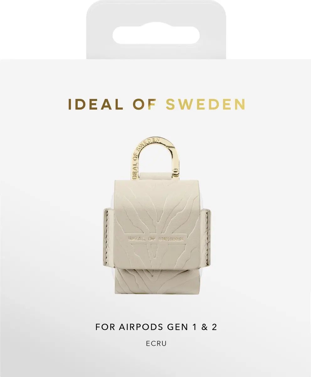 iDeal of Sweden Flo Hoesje AirPods 1/2 - Zebra - Ecru - ID8646
