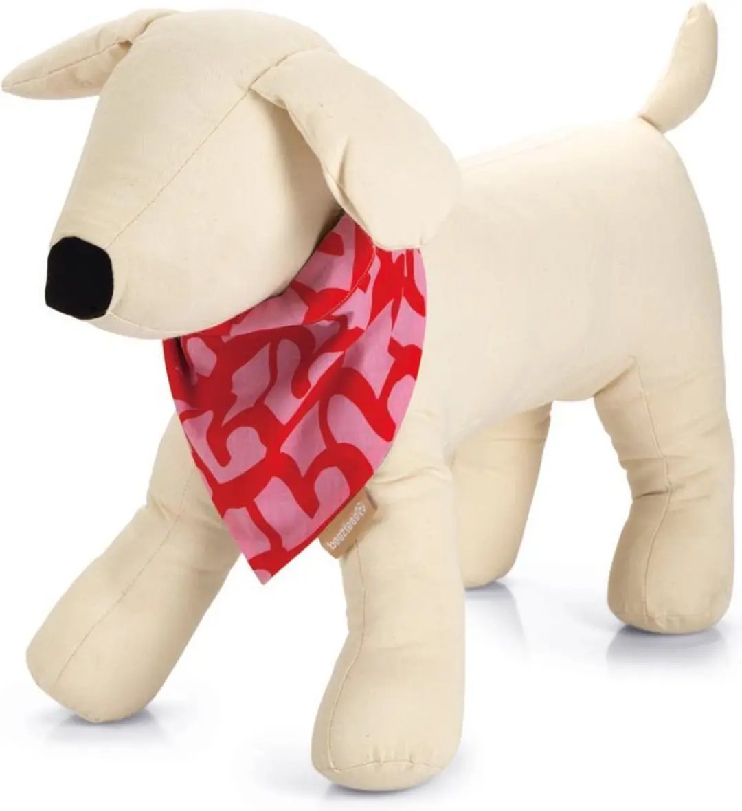 Beeztees Honden Bandana My Boss is Single Hartjes - L