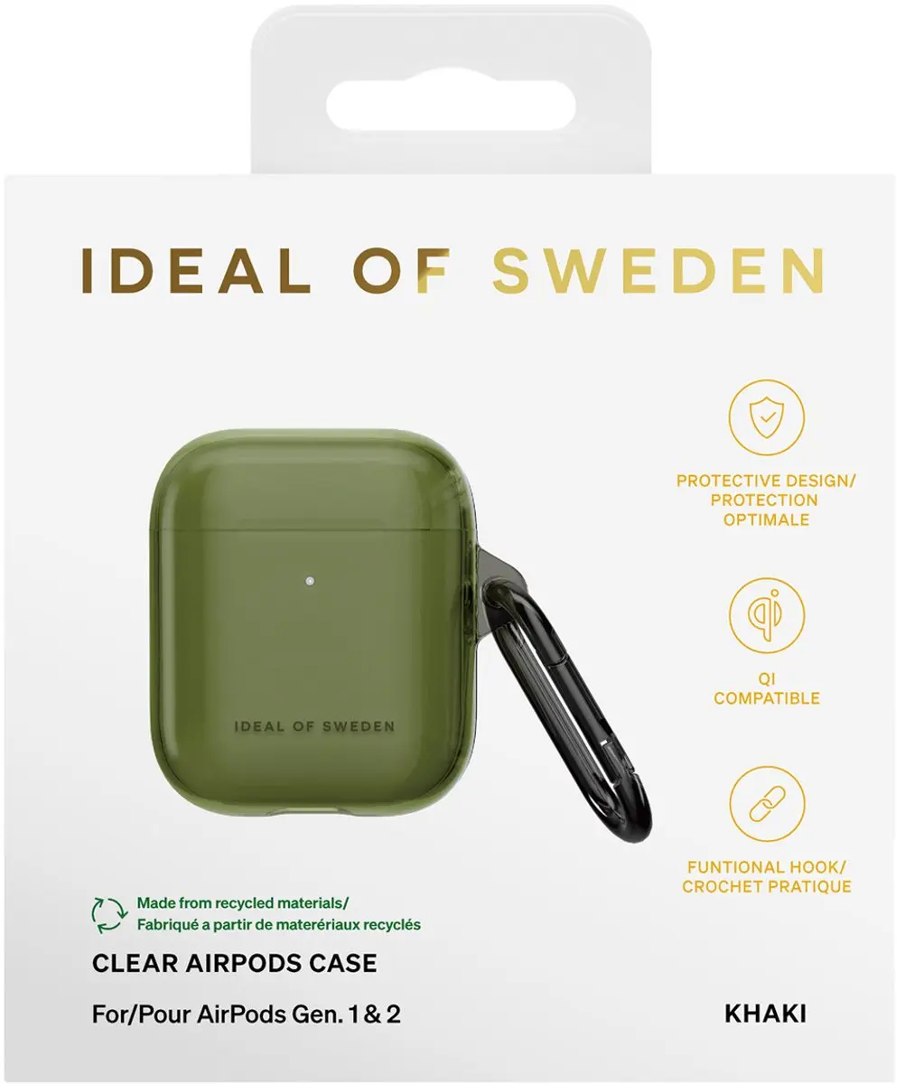 iDeal of Sweden Clear Case Apple AirPods 4 - Khaki IDCLAPC-450