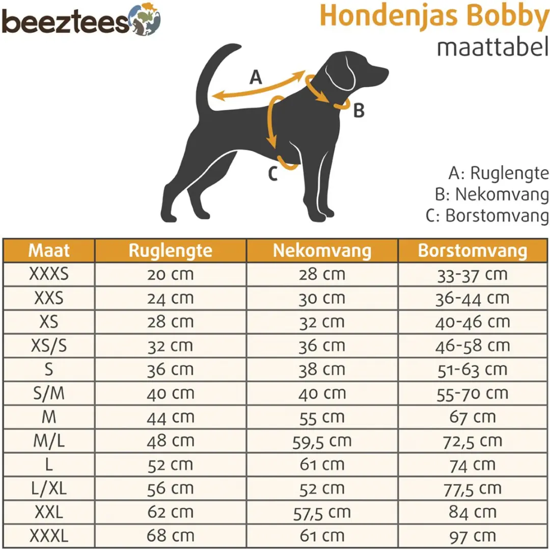 Beeztees Bobby Hondenjas - XXXL Taupe