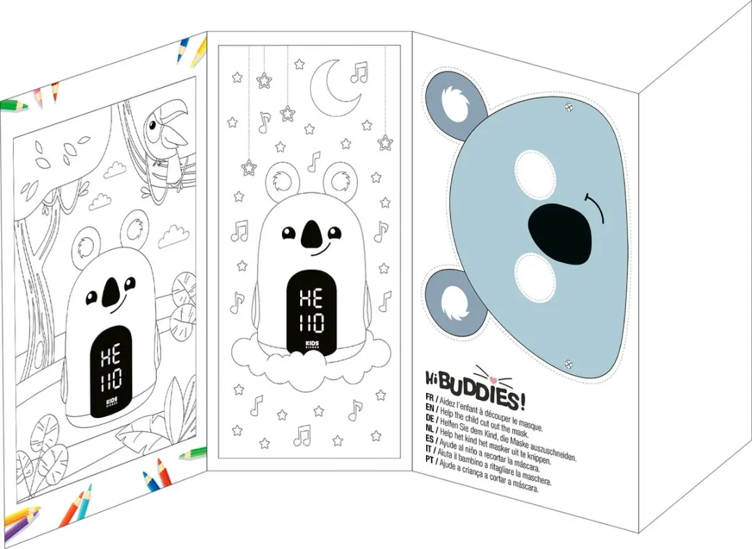 Bigben Kids Coco de Koala Kinderwekker & Nachtlamp