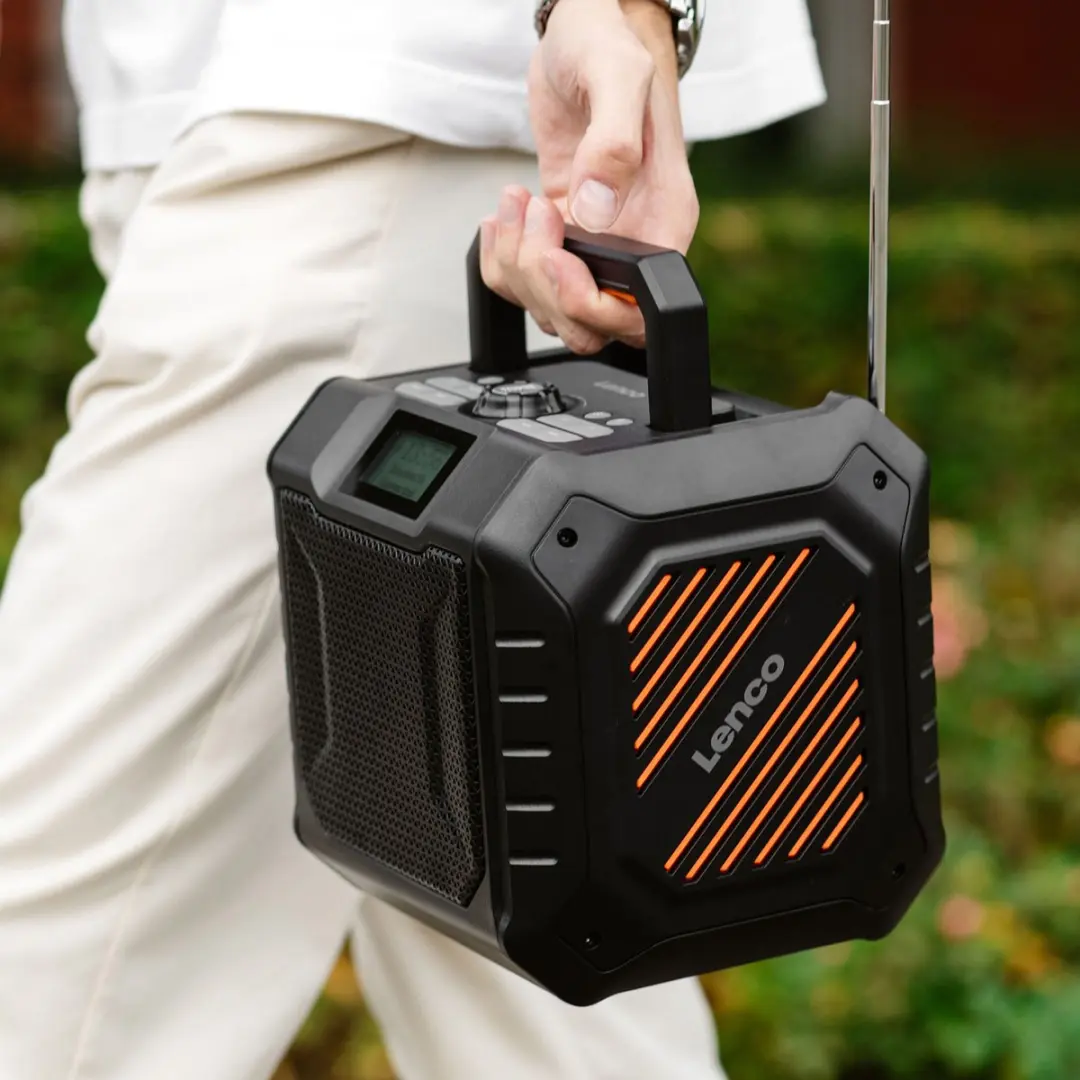 Lenco ODR-160GY Outdoor DAB/FM Radio - 35W - IPX5 - Grijs