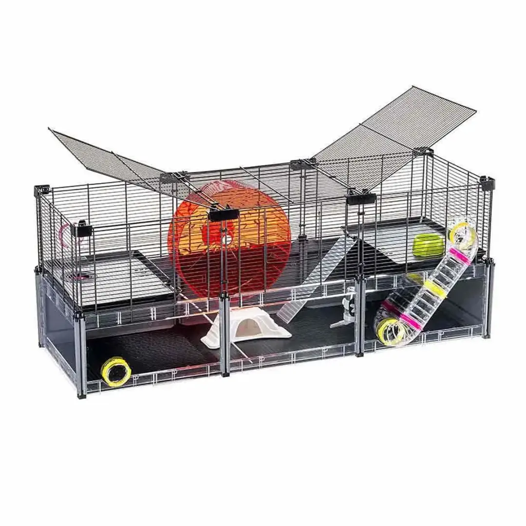 Ferplast Multipla Hamsterkooi Large - 107,5x37,5x42cm - 2 verdiepingen