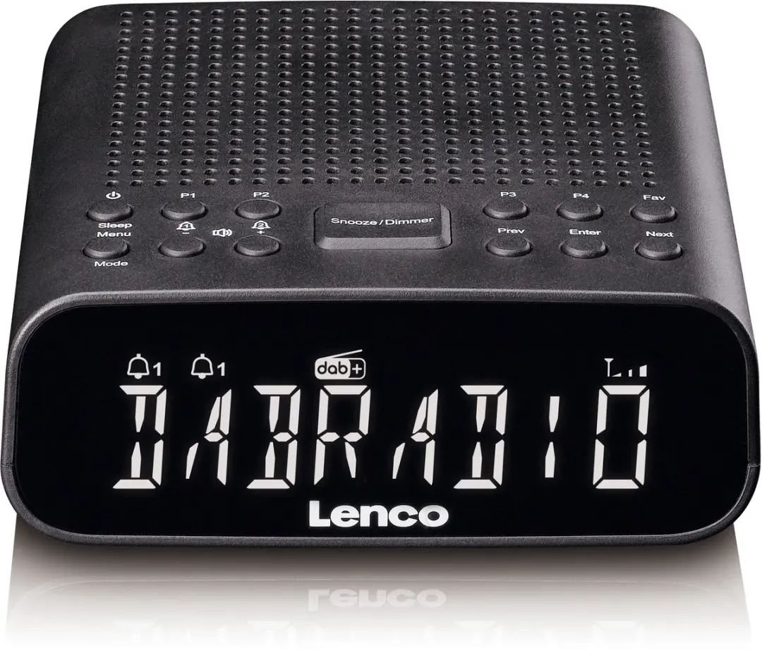 Lenco CR-606BK Wekkerradio - DAB/FM - Bluetooth - Zwart