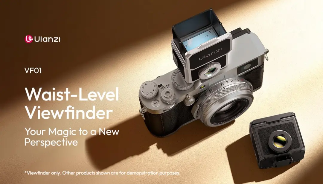 Ulanzi VF01 Pop-Up Waist-Level Viewfinder - Zilver