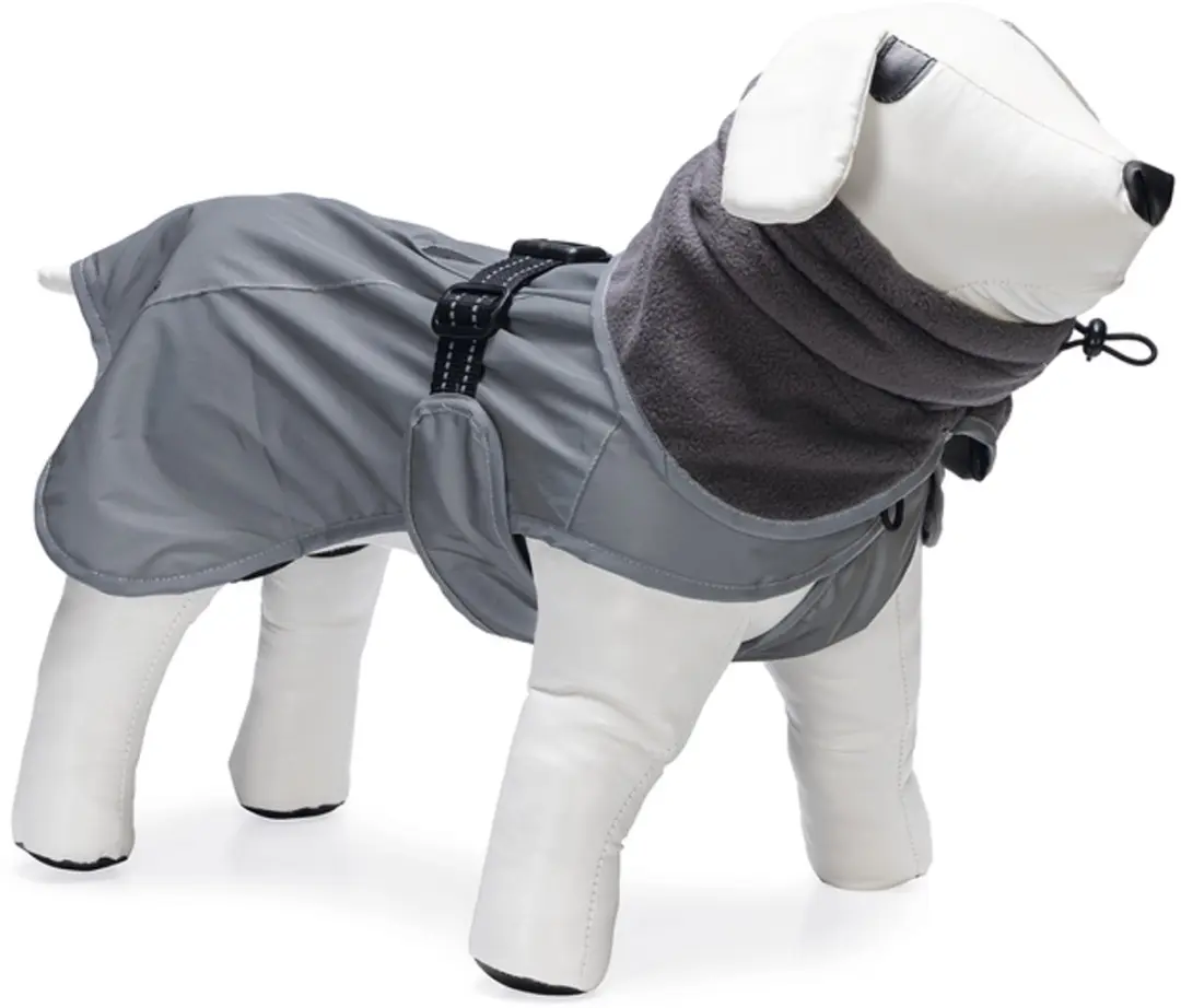 Beeztees Caro Honden Regenjas L - 56cm - Grijs