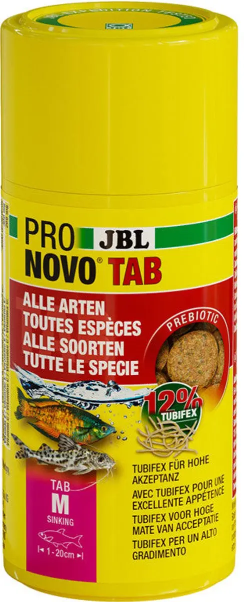 JBL ProNovo Tab M Voedertabletten 100ml - Geel