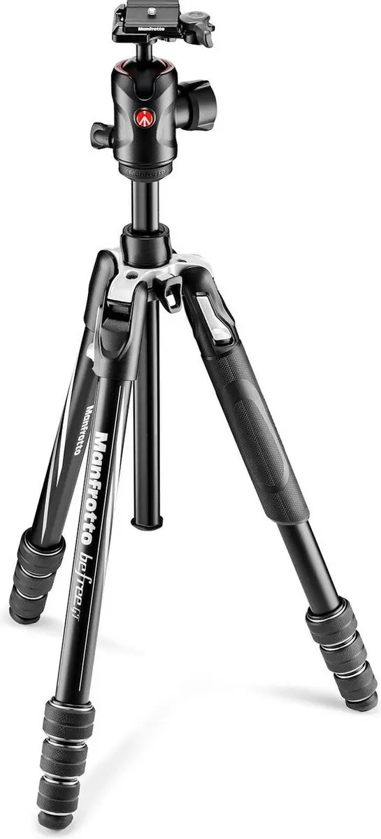 Manfrotto Befree GT MKBFRTA4GT-BH Driepoot - 4 Secties - Zwart
