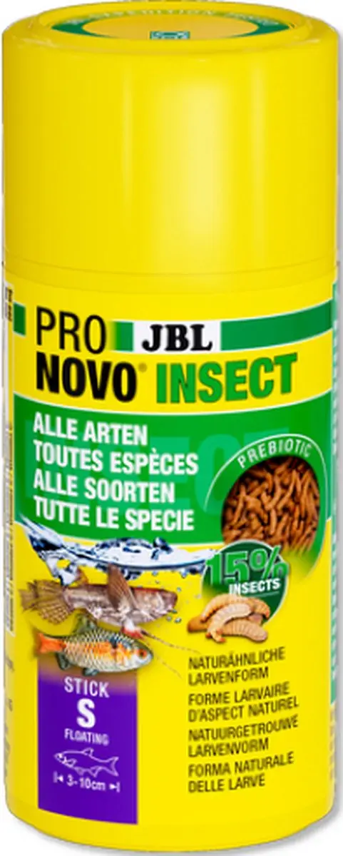 JBL ProNovo Insect Stick S 100ml - Bruin