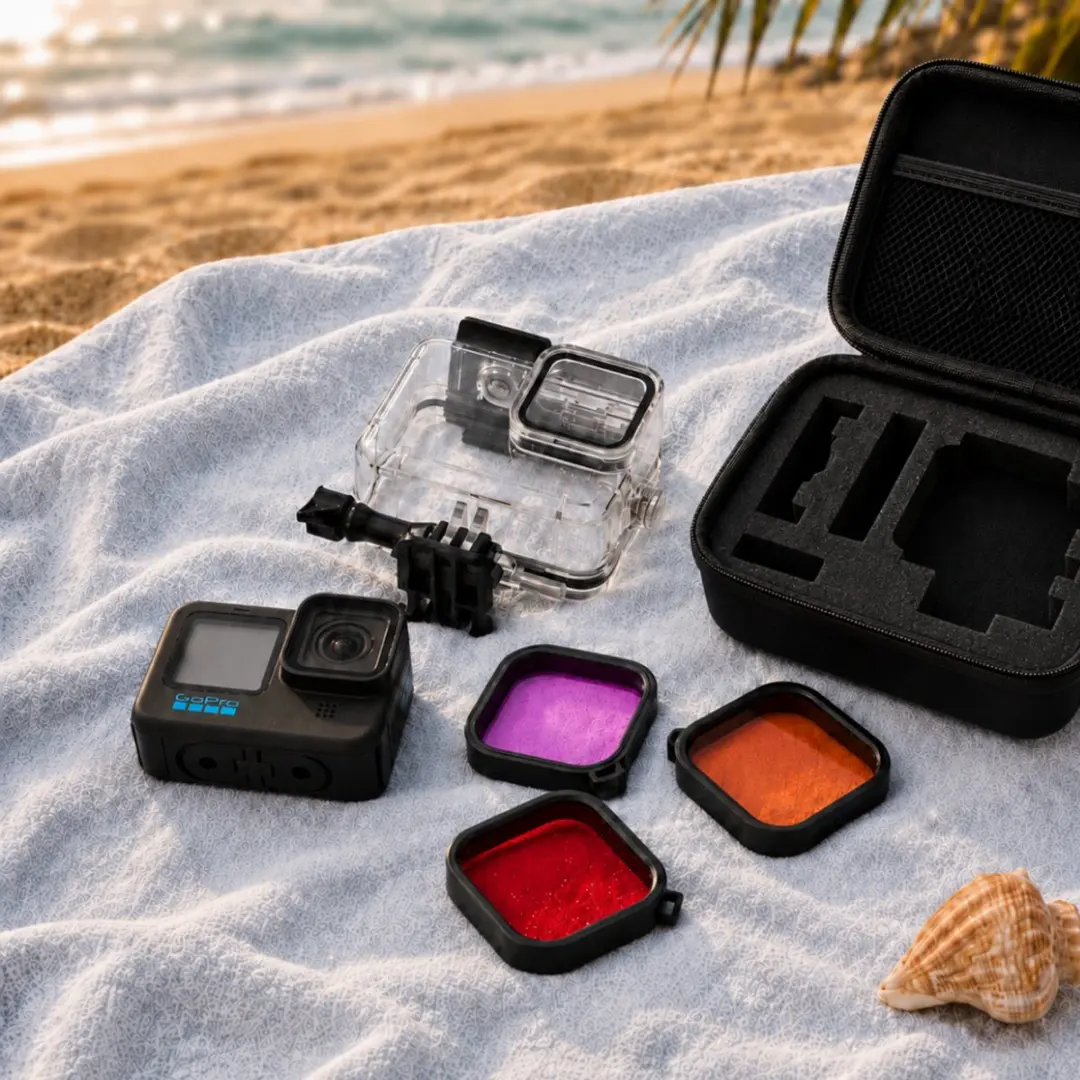 MOJOGEAR Diving Kit MG-139 - GoPro 13 Waterdicht 40m - 3 Filters