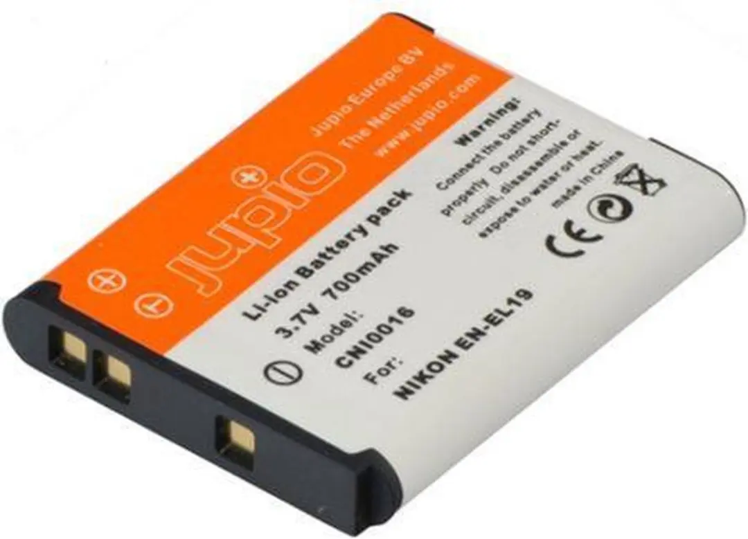 Jupio EN-EL19 Accu 700mAh - Compactcamera