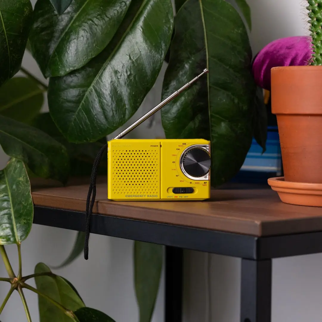 Caliber HPG311Y Noodradio - Geel - Met Zaklamp - afbeelding 6 van 6