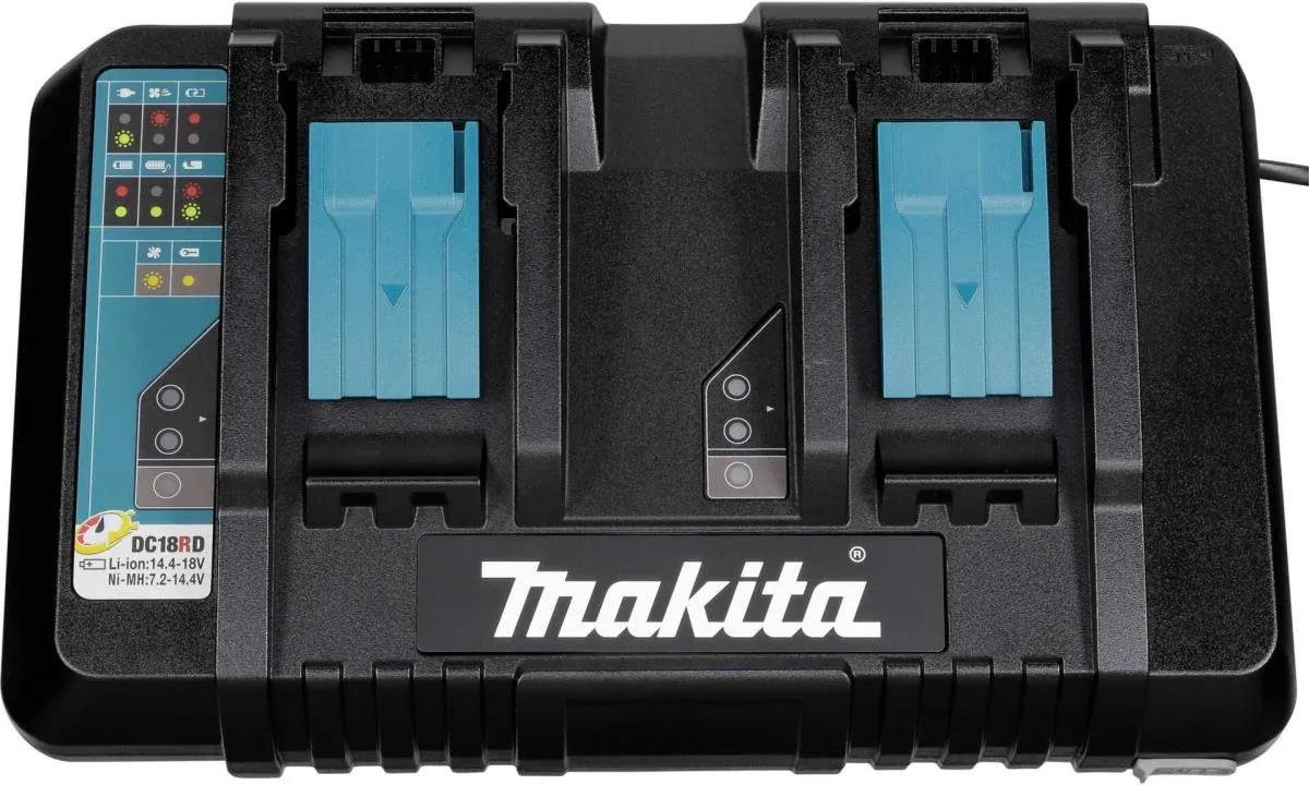 Makita BL1850B + DC18RD Accu & Lader 18V 5Ah - 2x Accu