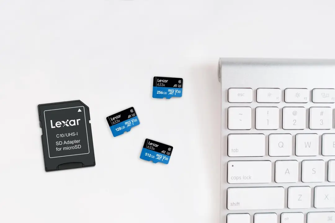 Lexar microSDXC 256GB 633x V30 - Noir/Bleu
