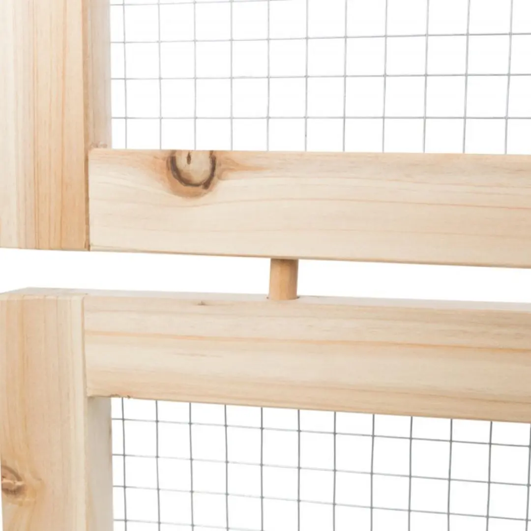 Trixie Indoor Ren 4 Panelen Hout - 60-240x50cm