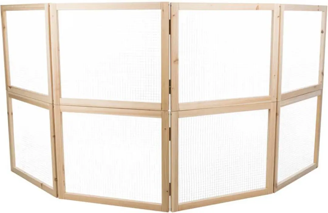 Trixie Indoor Ren 4 Panelen Hout - 60-240x50cm