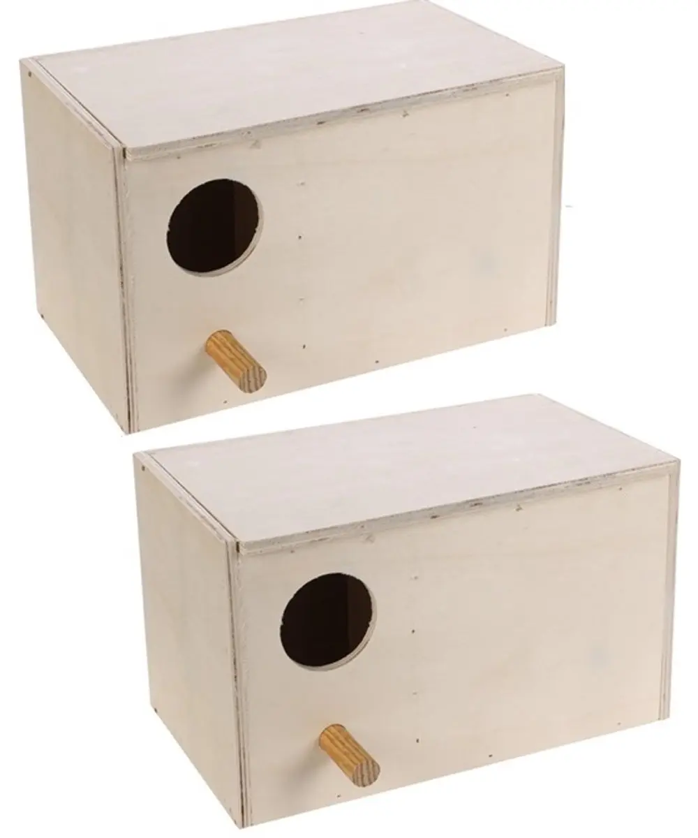Flamingo Agaporniden Broednest Hout