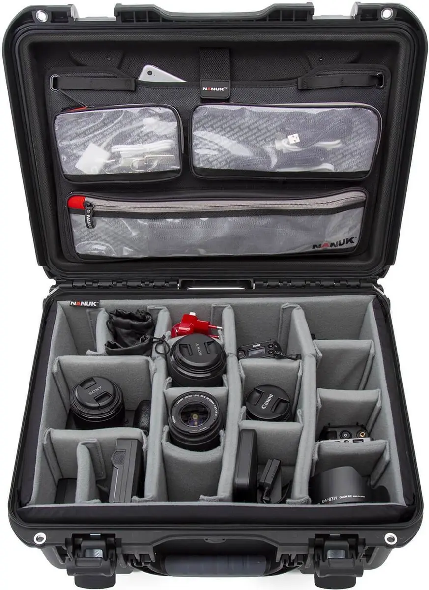 Nanuk 933 Pro Photo Kit Koffer - Zwart