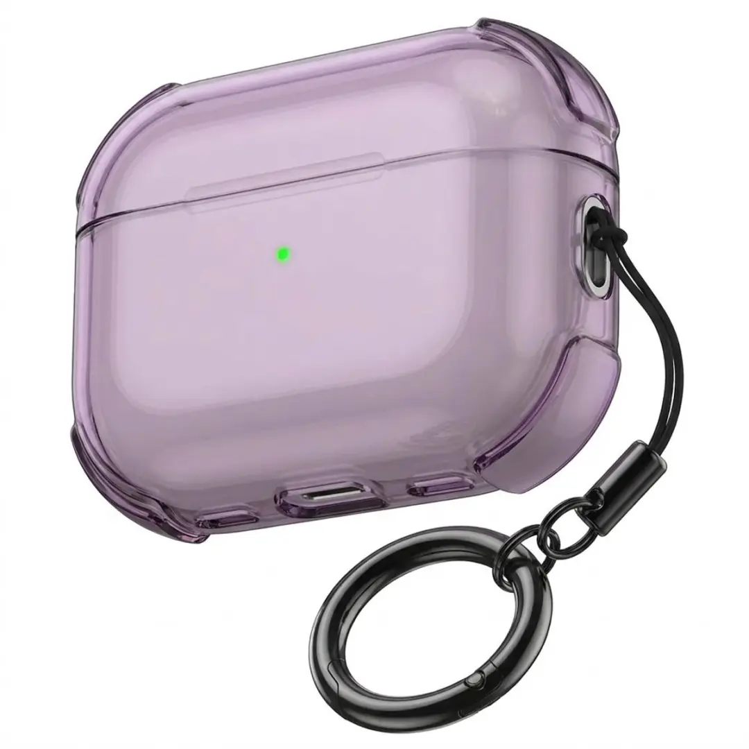 NUVEX Paars Transparant Hoesje AirPods Pro 2