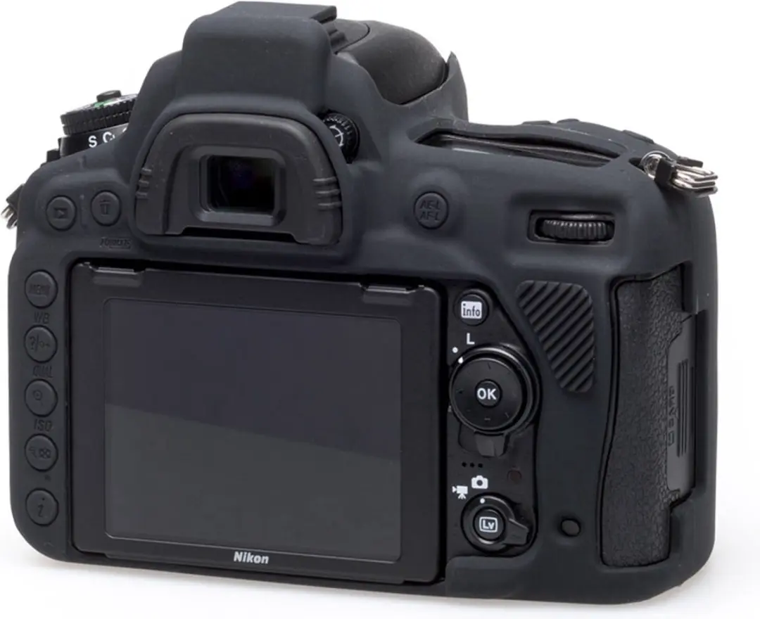 EasyCover Silicone Hoesje Nikon D750 - Zwart