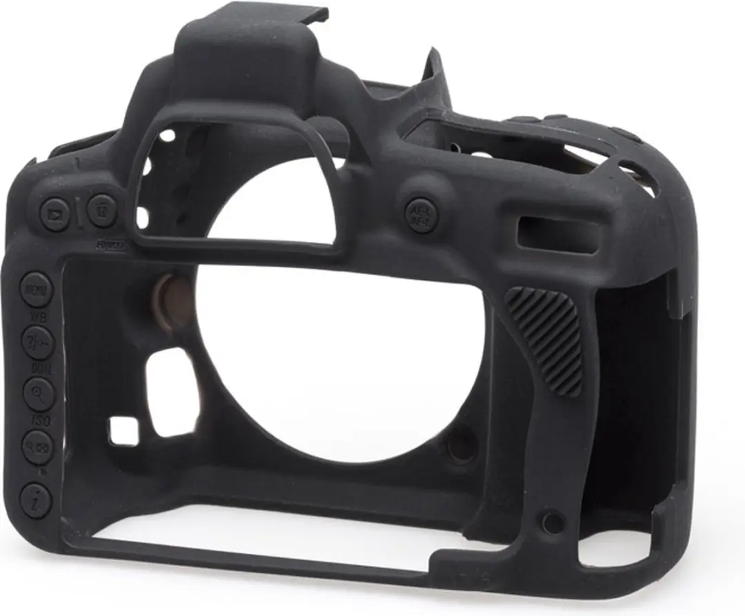 EasyCover Silicone Hoesje Nikon D750 - Zwart