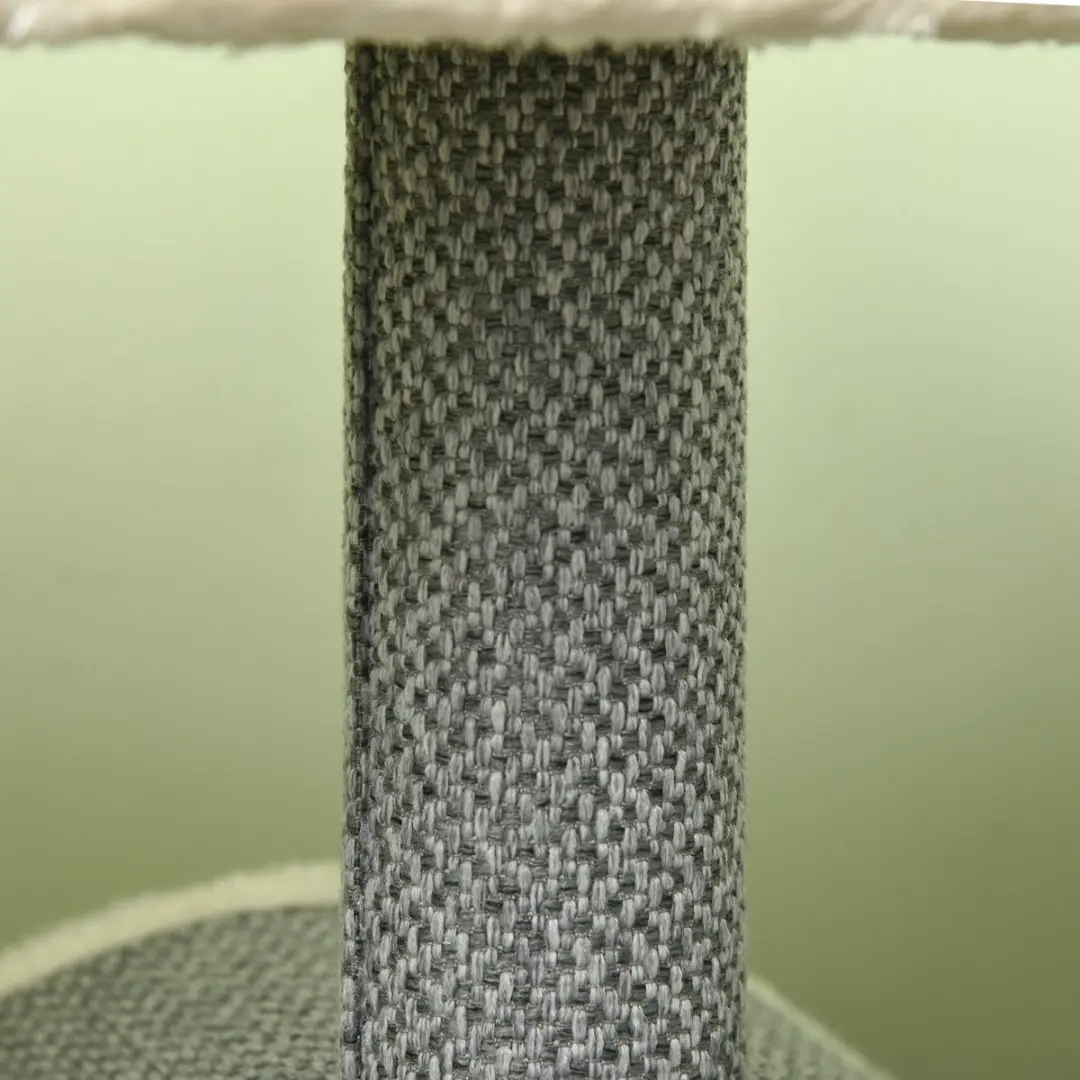 Pawhut Kratzbaum 104cm Kattenboom - 3 Niveaus - 3 Ligplekken - Grau+Beige+Creme