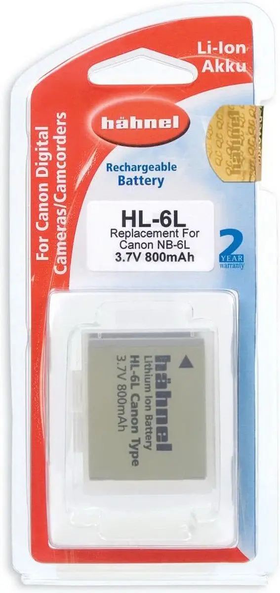 Hahnel HL-6L Accu - 800mAh
