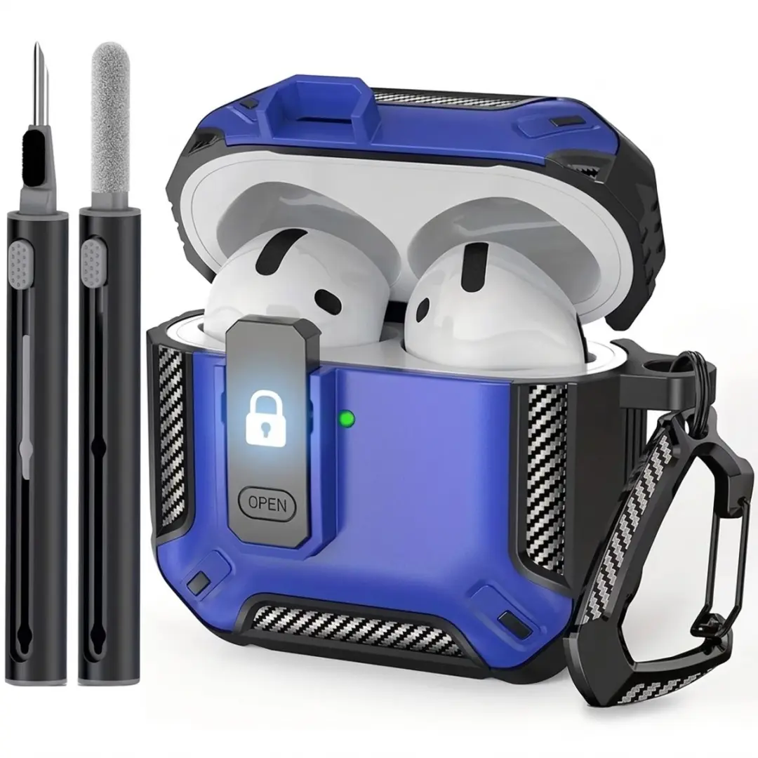 NUVEX Hoesje AirPods Pro 2 Carbon Blauw