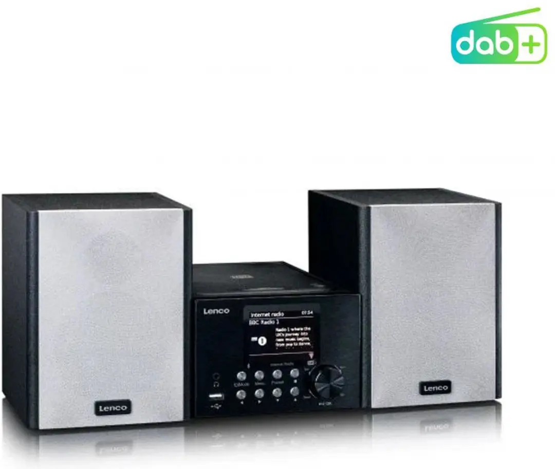 Lenco MC-250 Stereoset - 24W - DAB/Bluetooth - Zwart