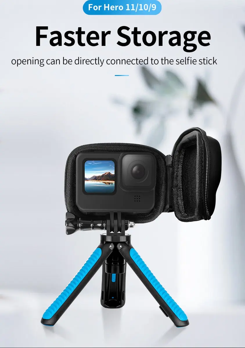 Telesin GoPro Opberghoes GP-CPB-901 - Zwart - afbeelding 6 van 6